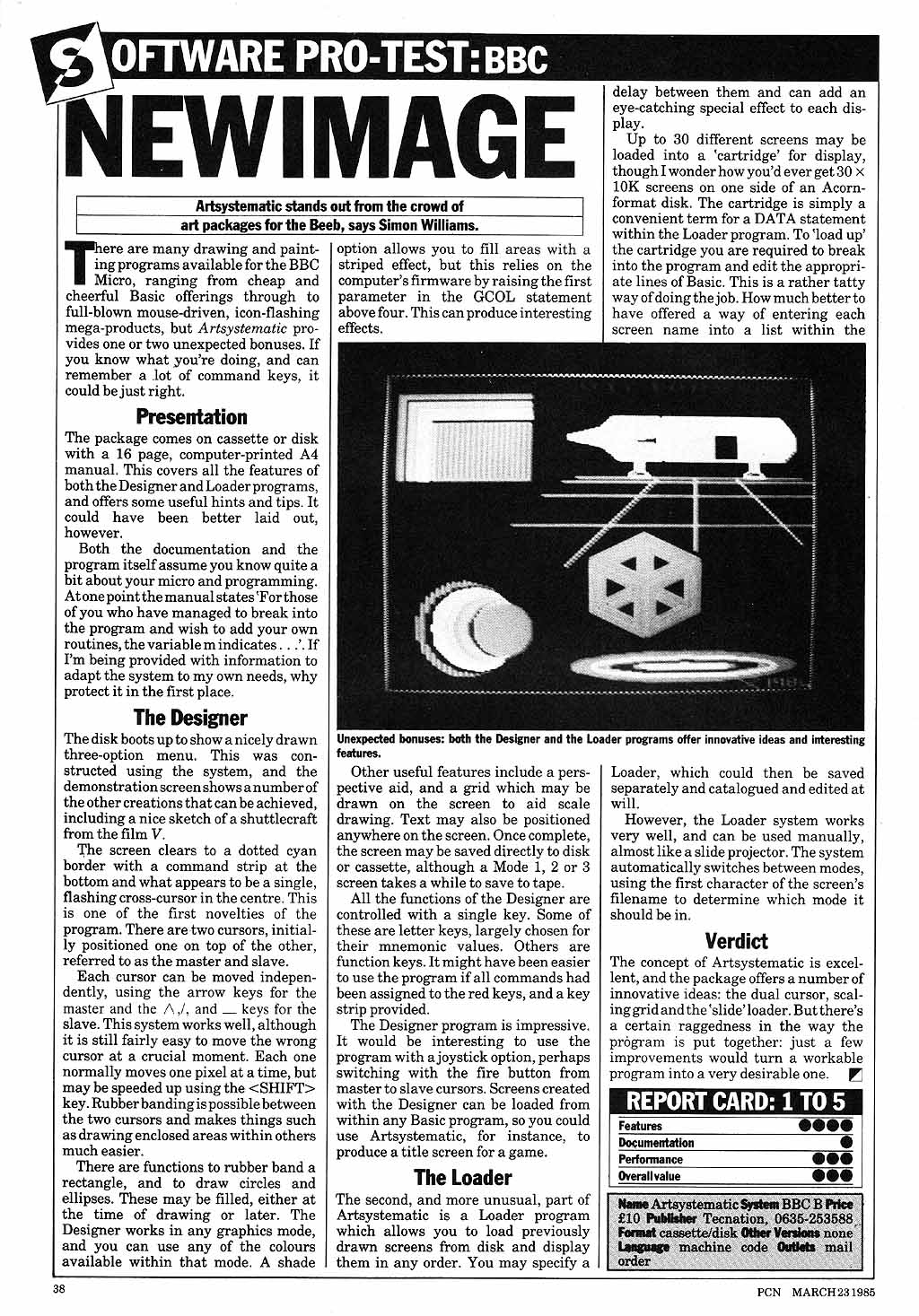 PCN Artsystematic review March 1985