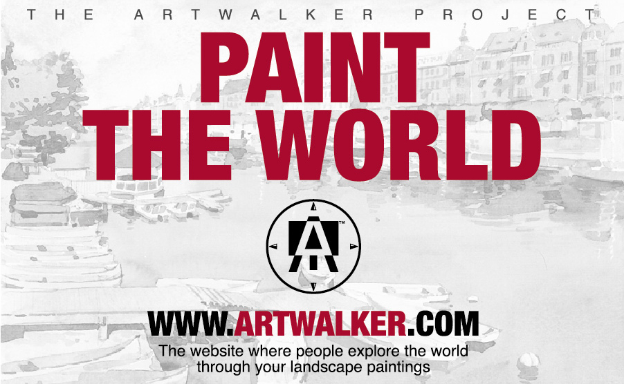 Artwalker postcard