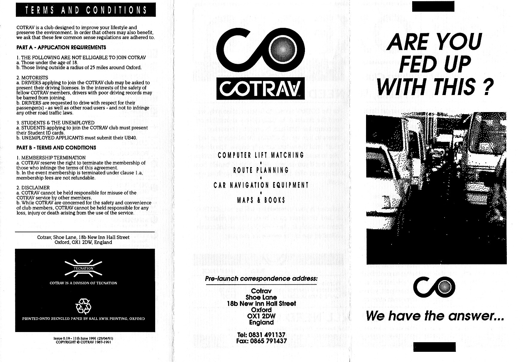 COTRAV Leaflet