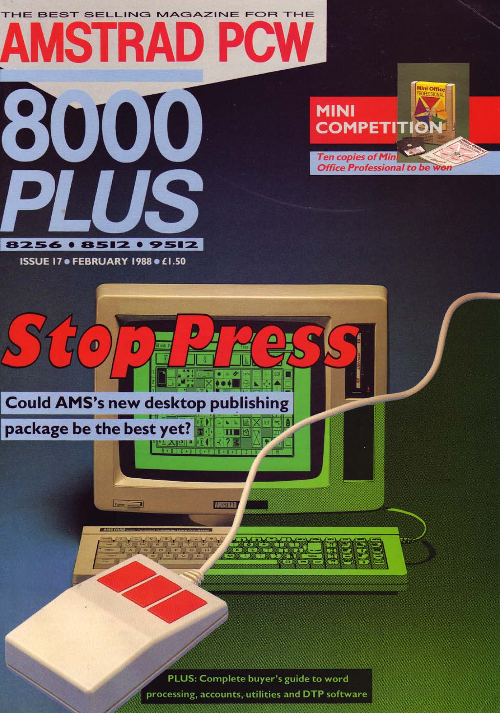 Cover story review in 8000 Plus Magazine 1988